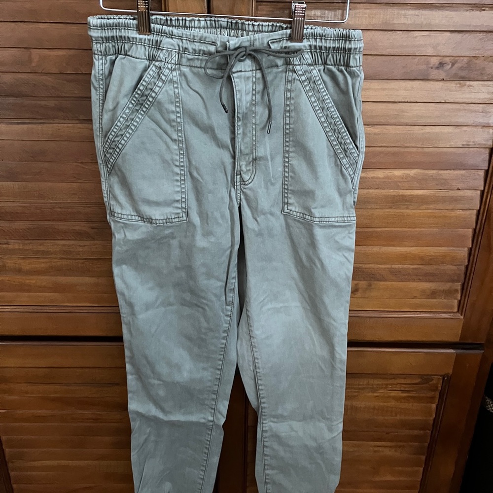 Army Green Ankle band pants